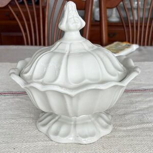 Classic White Ceramic Tureen